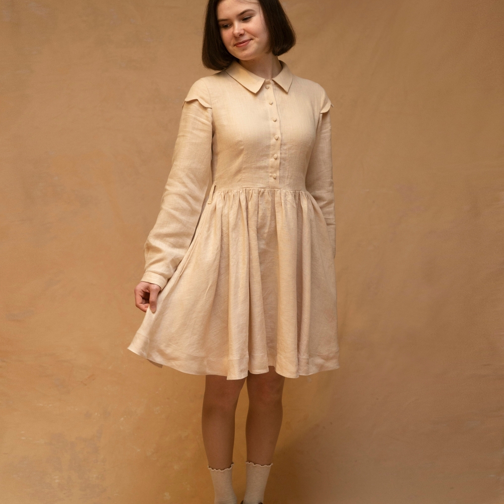 Little Women Atelier Mini Jo dress M/L in Lilac